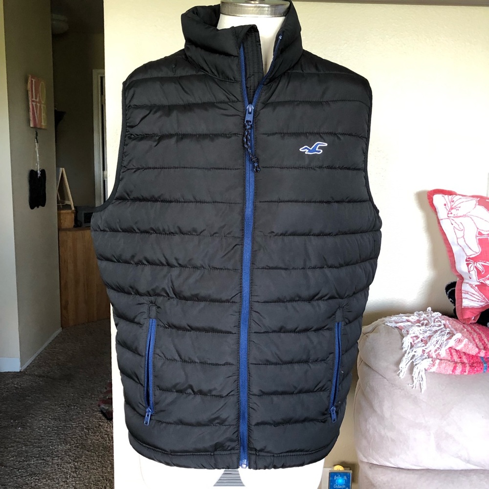 NWOT Hollister puffer Microfiber Vest size Medium